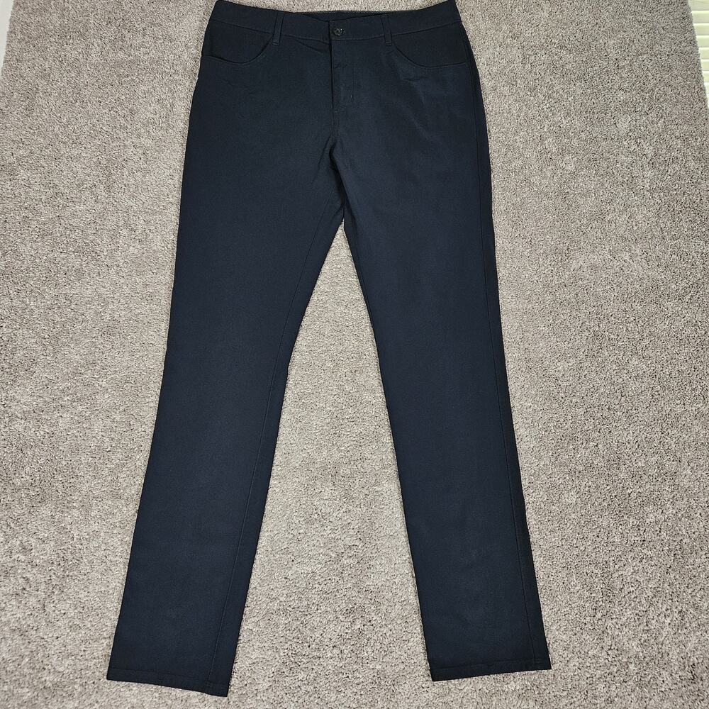 Vuori Meta Pants Men's 34X32 Blue Tapered Chino Modern Minimalist Stretch V430